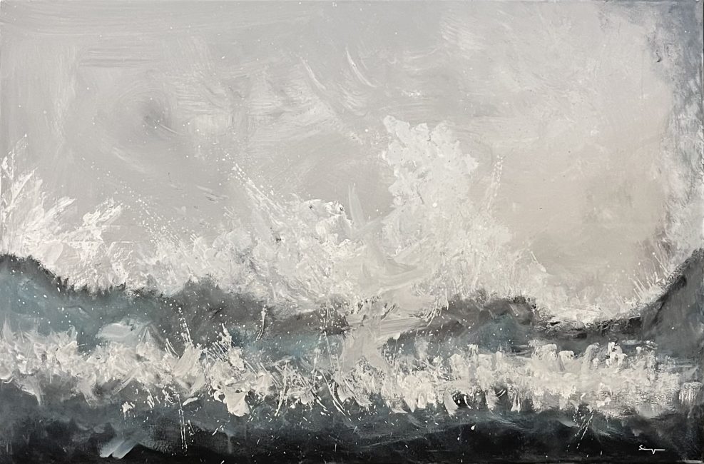 Storm surge painting